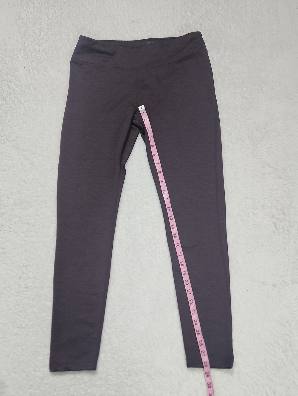 Title Nine Eighth Day 2.0 Tights In Herringbone Brown - Picture 5 of 9